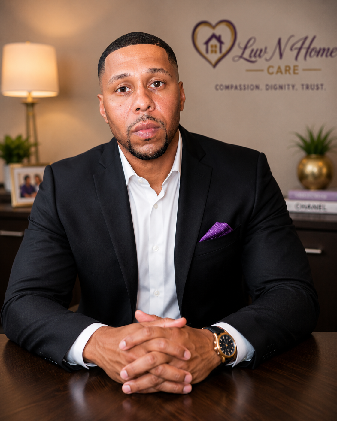 Marcus, founder of Luv N Home Care